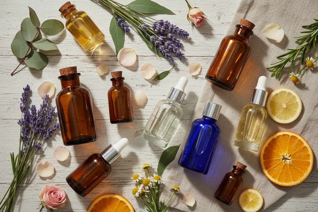 Aromas naturales para el bienestar: aceites esenciales y el origen de los perfumes conscientes