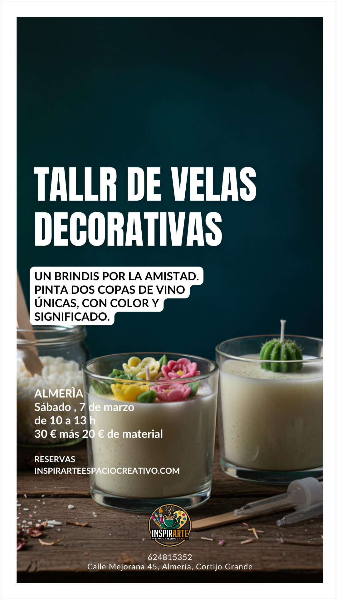 Taller de velas decorativas