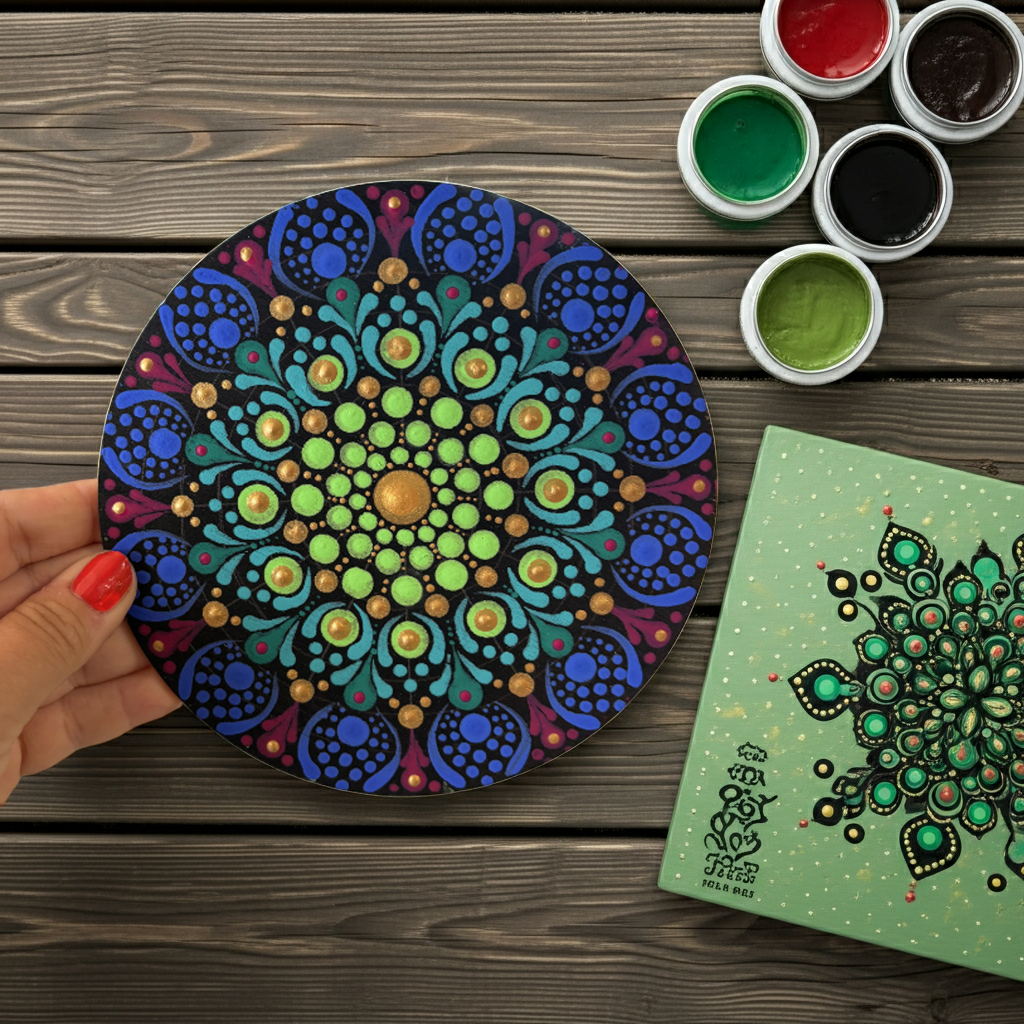Curso Online · Mandalas en Puntillismo – Pinta tu primer mandala paso a paso